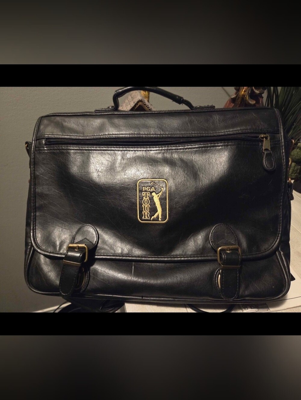 Black Leather Briefcase - Professional Men’s Bag